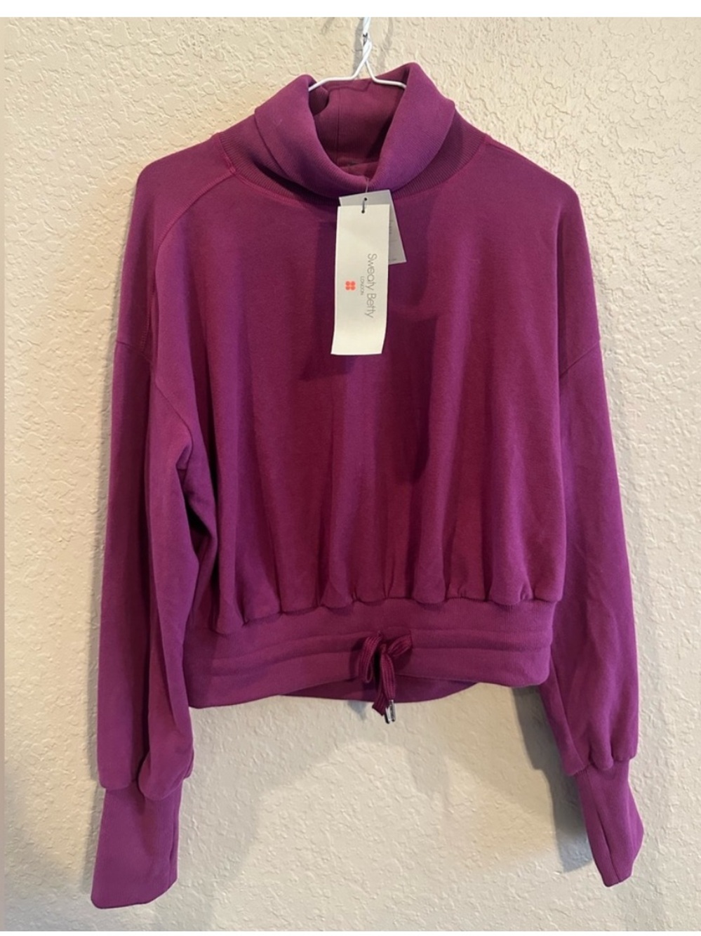 Sweaty Betty Melody Luxe Fleece Pullover S NWT - Picture 8 of 8